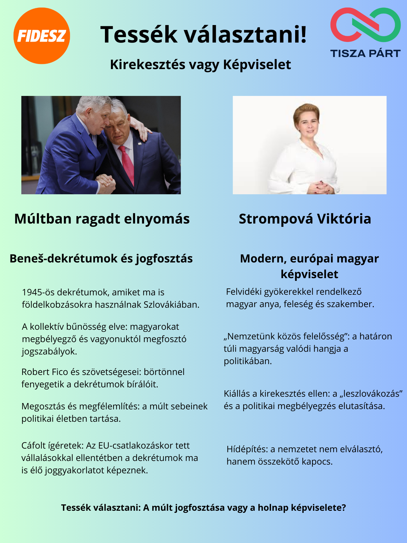 Orbán Viktor Robert Fico VS Srompova Viktória
