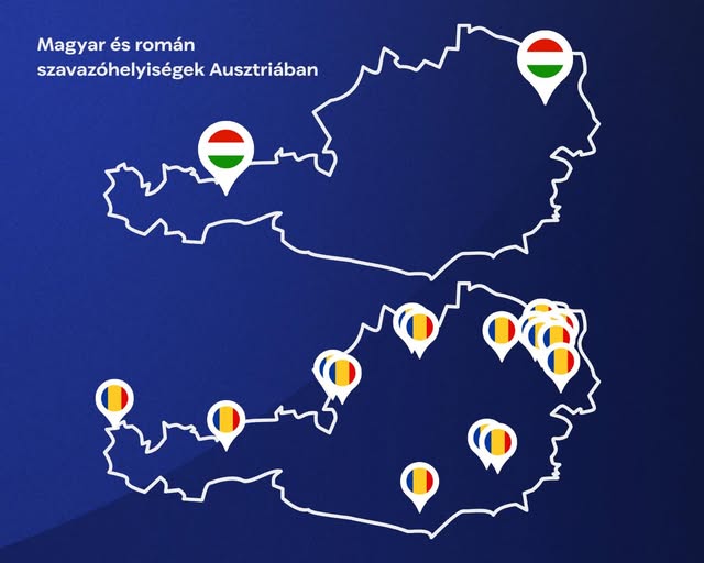 Ausztriai szavazóhelyek összehasonlítás